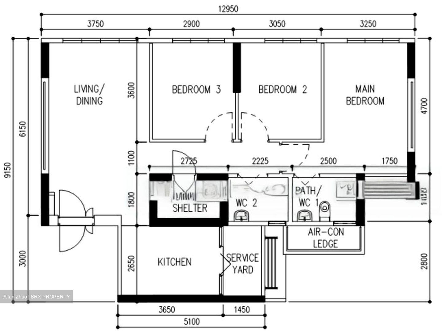 Blk 118A Alkaff Lakeview (Toa Payoh), HDB 4 Rooms #462850961